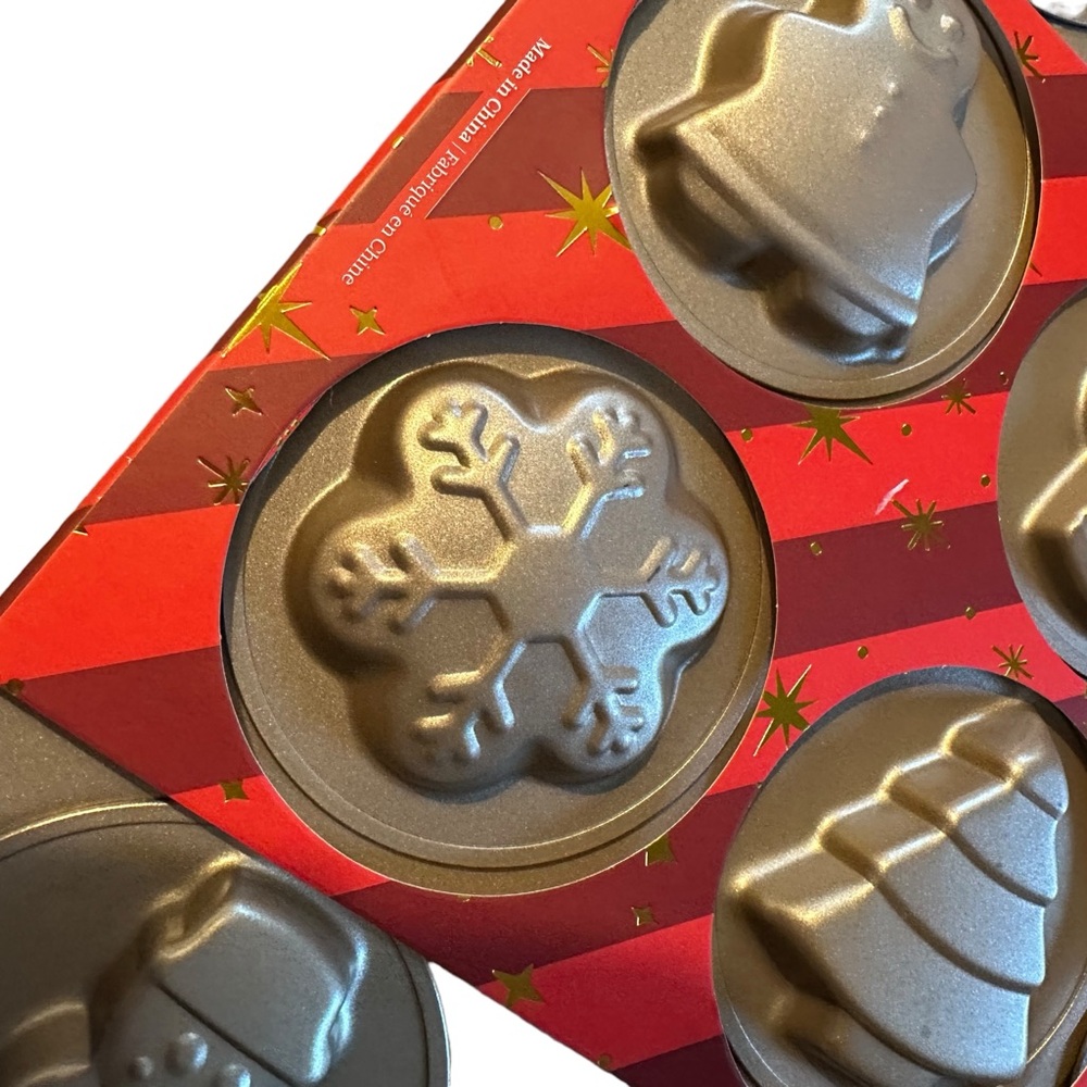 The Bakeshop by Masterclass Cookie Mold Sheet Pan Christmas Holidays NEW - Picture 3 of 7
